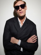 Jacques Marie Mage - Dealan 53 Square-Frame Acetate Sunglasses - Black