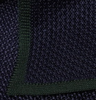 Brioni - Silk Pocket Square - Navy