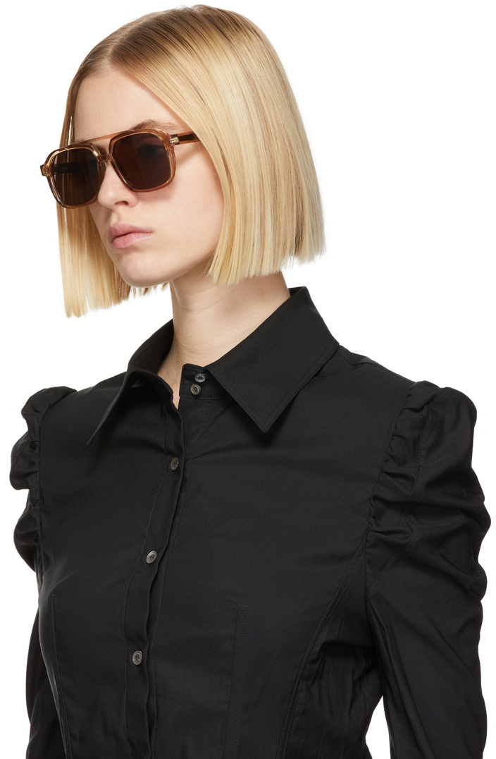 PROJEKT PRODUKT Brown AU22 Sunglasses