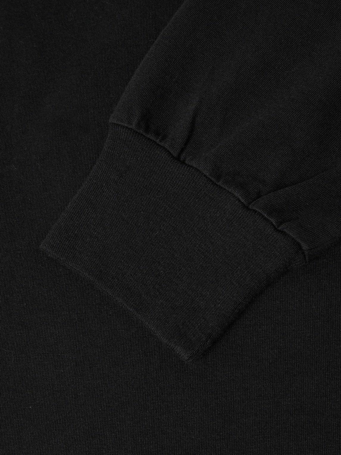 A.PRESSE - Cotton and Cashmere-Blend Jersey T-Shirt - Black