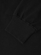 A.PRESSE - Cotton and Cashmere-Blend Jersey T-Shirt - Black