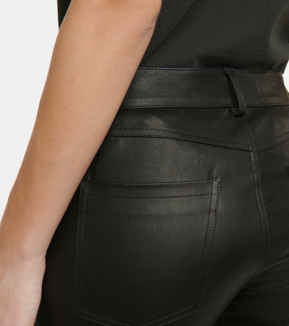 3x1 N.Y.C. Mid-rise skinny leather pants