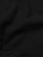 Jil Sander - Logo-Embroidered Cotton-Jersey Zip-Up Hoodie - Black