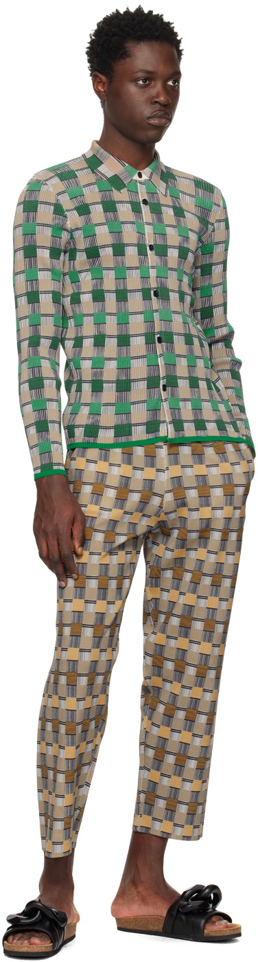 ZANKOV Green & Black Graphic Shirt