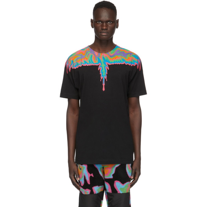 Photo: Marcelo Burlon County of Milan Black Psychedelic Wings T-Shirt