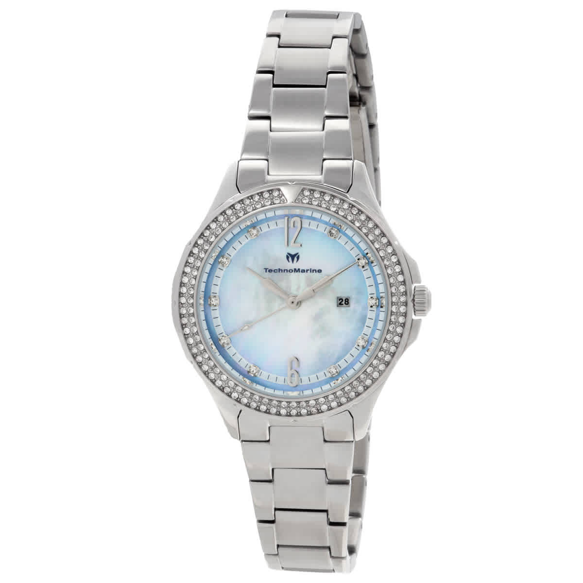 Technomarine Luna Quartz Crystal Ladies Watch TM-826007