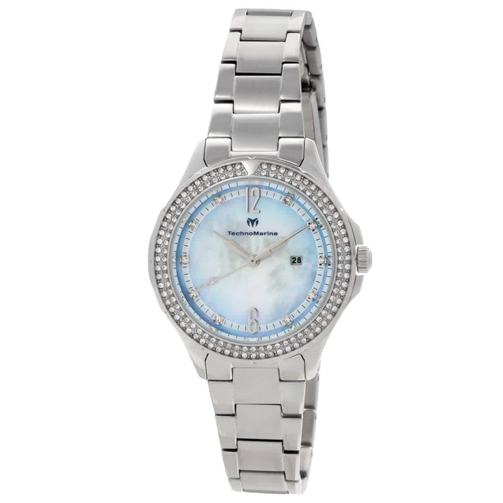 Photo: Technomarine Luna Quartz Crystal Ladies Watch TM-826007