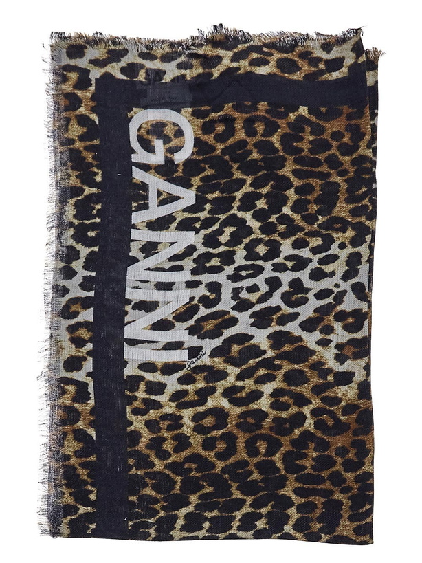 Photo: Ganni Leopard Scarf