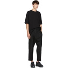 Song for the Mute Black Pleated Tapered Trousers