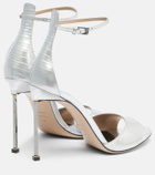Tom Ford Spire metallic leather sandals