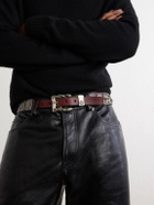 Enfants Riches Déprimés - St.Teresa 2cm Studded Leather Belt - Red