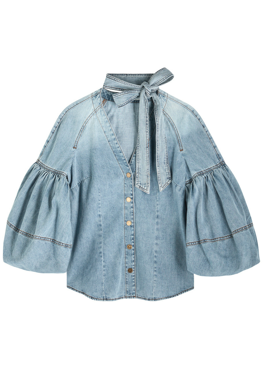 Zimmermann Denim Smock minidress Zimmermann