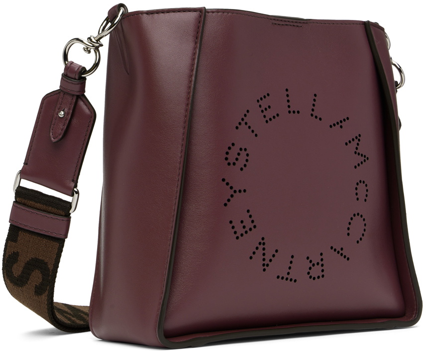 ★関税負担無し★ ※要在庫確認 Stella Mccartney BurgundyBag Stella McCartney Burgundy Logo Shoulder Bag Stella McCartney