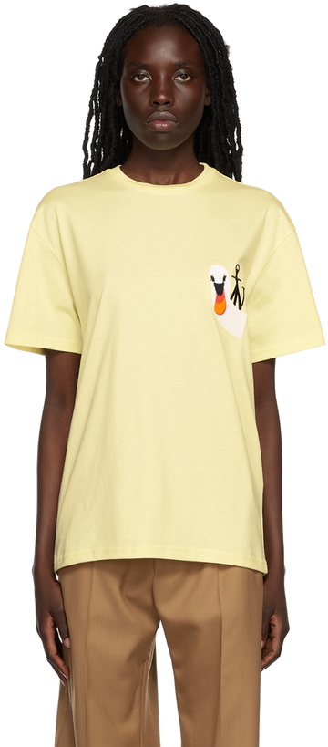 Photo: JW Anderson Yellow Swan T-Shirt