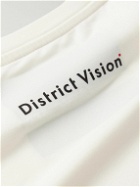 DISTRICT VISION - Logo-Print Stretch-Jersey T-Shirt - White