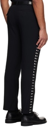 Black Comme des Garçons Black Studded Trousers