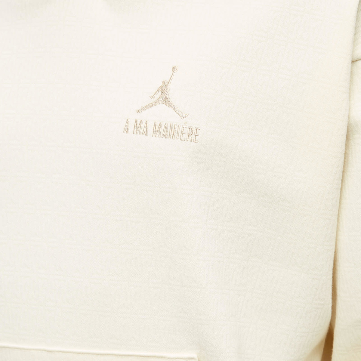 Air Jordan x A Ma Maniere Jacquard Hoody in Coconut Milk
