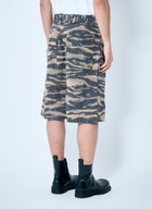 Jil Sander Belted Camo Shorts