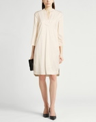 Peserico Womens Midi dress Cream