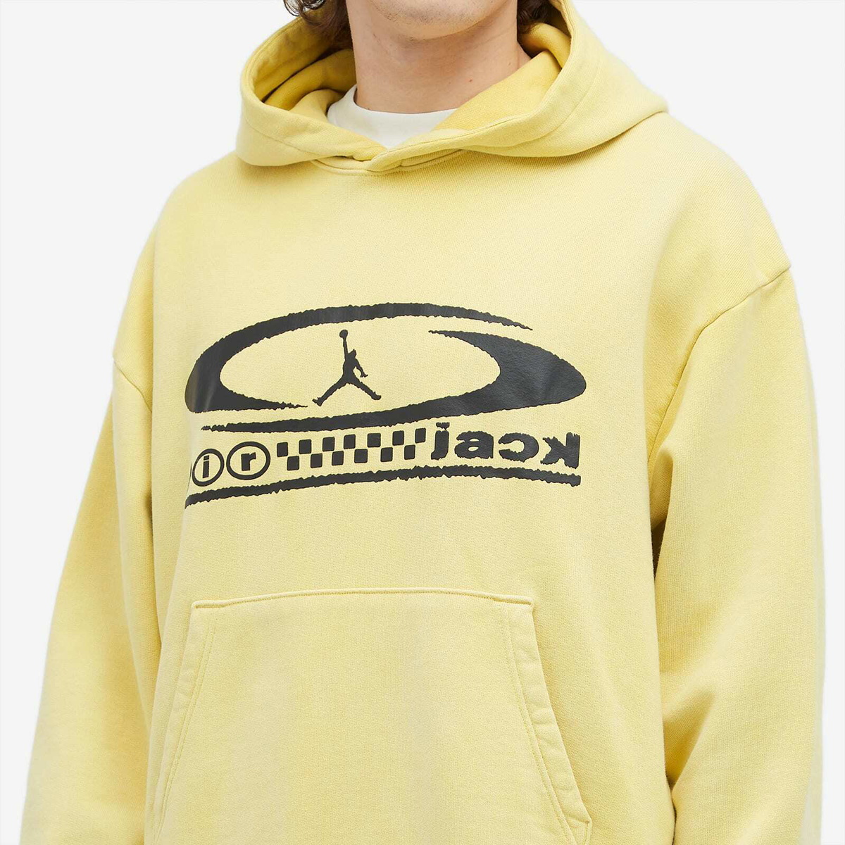 Air Jordan Men's x Travis Scott Pullover Hoodie in Celery
