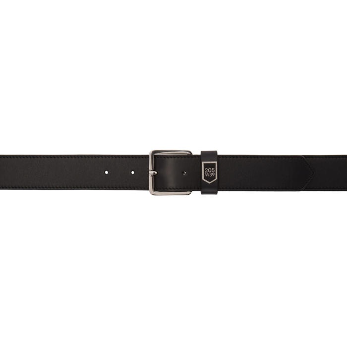 Photo: Calvin Klein 205W39NYC Black Leather Belt
