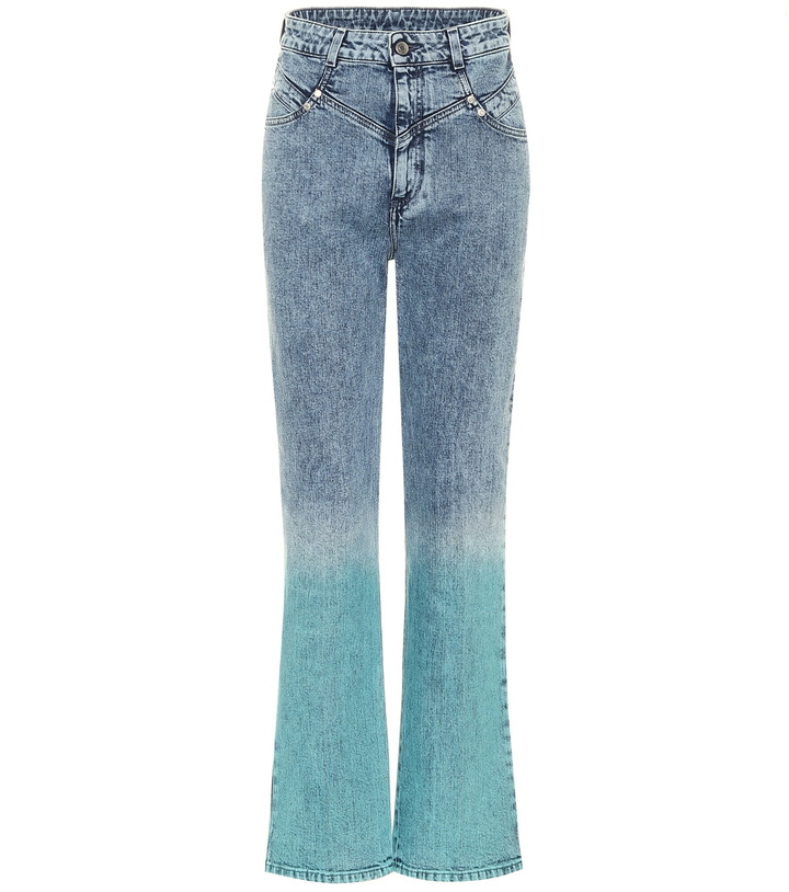 Photo: Stella McCartney - Gradient high-rise straight jeans