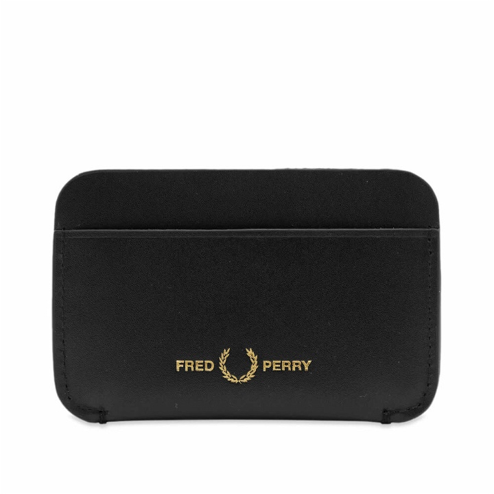 Photo: Fred Perry Men's Burnished Leather Cardholder in Black