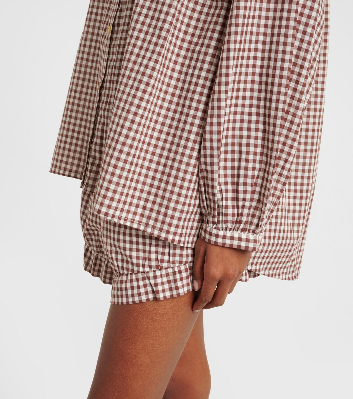 Posse Mira gingham cotton shirt