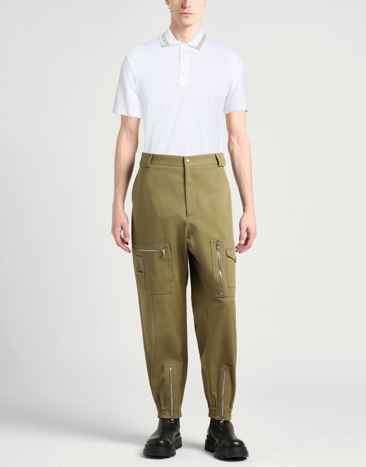 Versace Mens Polo shirt in White