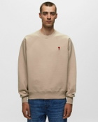 Ami Paris Ami De Coeur Sweatshirt Brown Sweatshirts