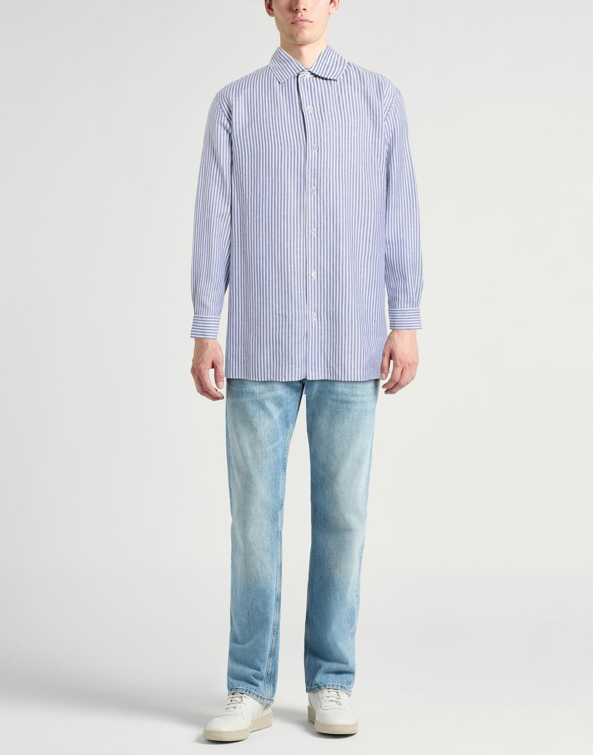 Agnona Mens Shirt Slate in Blue