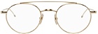 Thom Browne Gold TB101 Glasses