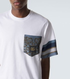Dolce&Gabbana Printed cotton and silk T-shirt