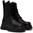 3.1 Phillip Lim Black Kate Lace-Up Combat Boots
