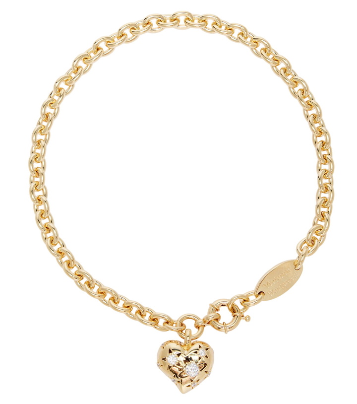 Photo: Vivienne Westwood Lee embellished gold-plated necklace
