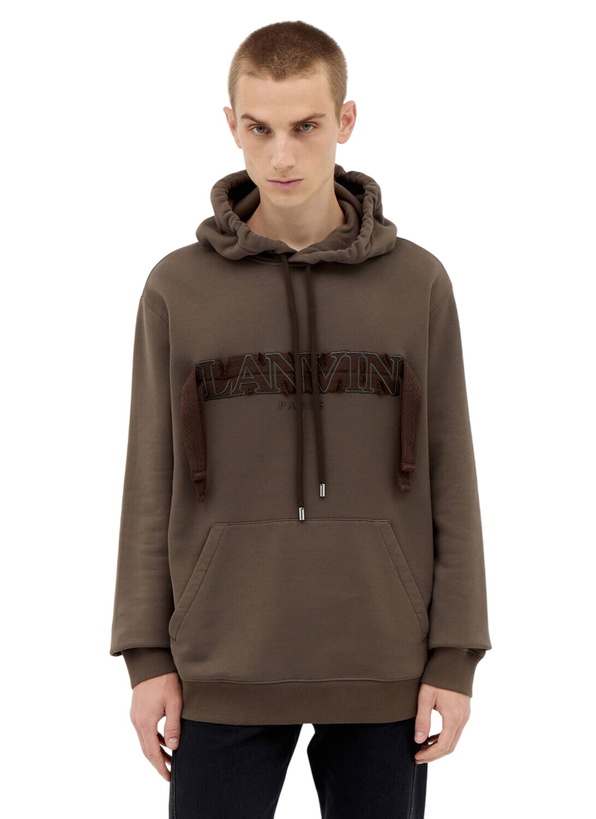 Photo: Lanvin Curb Hooded Sweatshirt