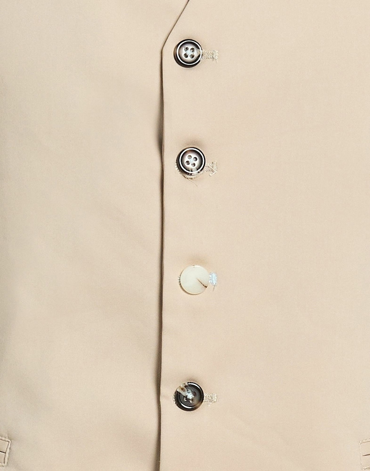 Berna Mens Tailored Vest in Beige