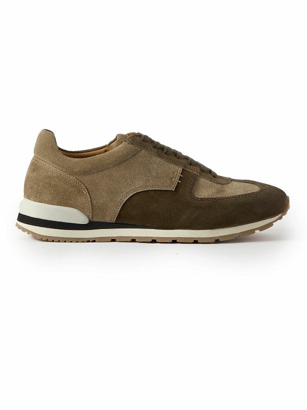 Photo: Mr P. - '70s Regenerated Suede by evolo® Sneakers - Brown