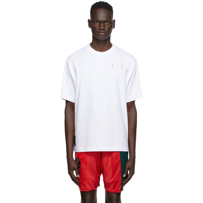 Photo: MCQ White Core Relaxed T-Shirt