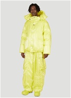 Technical Puffer Jacket in Yellow