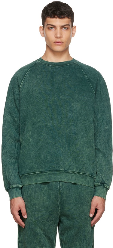 Photo: Les Tien Green Cotton Sweatshirt