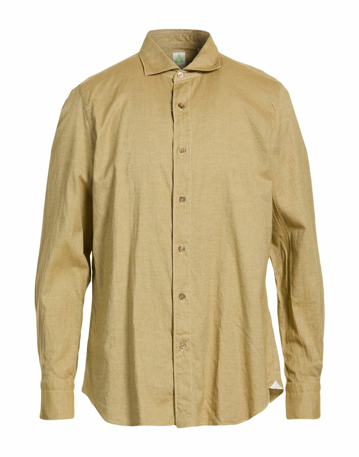 Finamore 1925 Mens Shirt Mustard