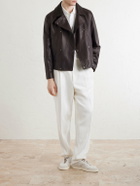 Brunello Cucinelli - Leather Jacket - Brown