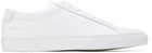 Common Projects White Original Achilles Low Sneakers