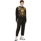 Versace Jeans Couture Black Versailles Print Sweatshirt