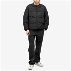 F/CE. Men's Reversible Recycled Down Cardigan in Black