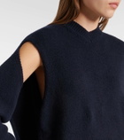 Ferragamo Cutout cashmere-blend sweater