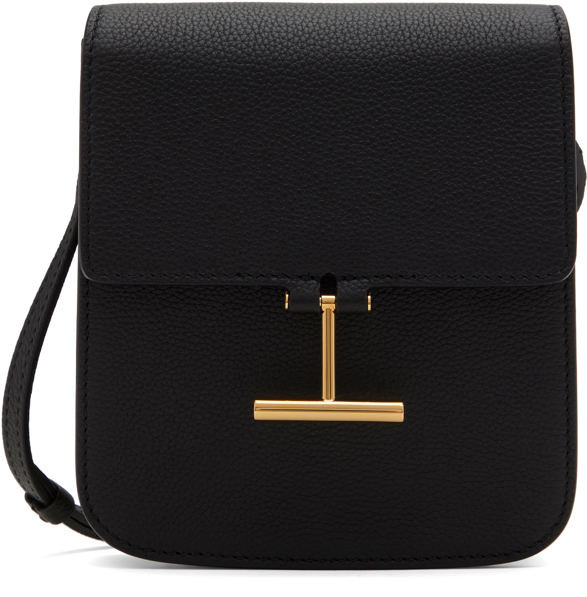 TOM FORD Black Grain Leather Tara Mini Bag TOM FORD