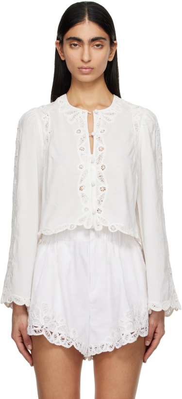 Photo: SEA NY White Elke Blouse