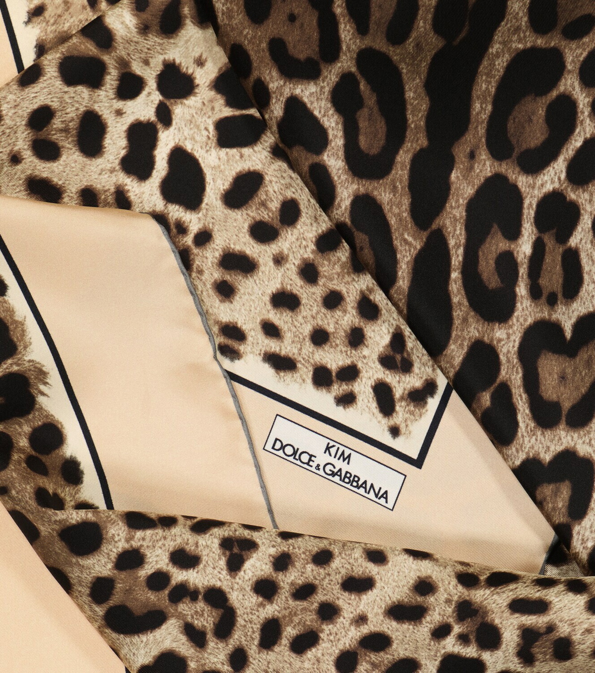 Dolce&Gabbana - x Kim leopard-print silk twill scarf